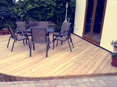 Finished Decking Area