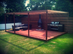 Garden Creature Comforts Decking Area